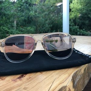 Quay Australia sunglasses mirror aviator NWT